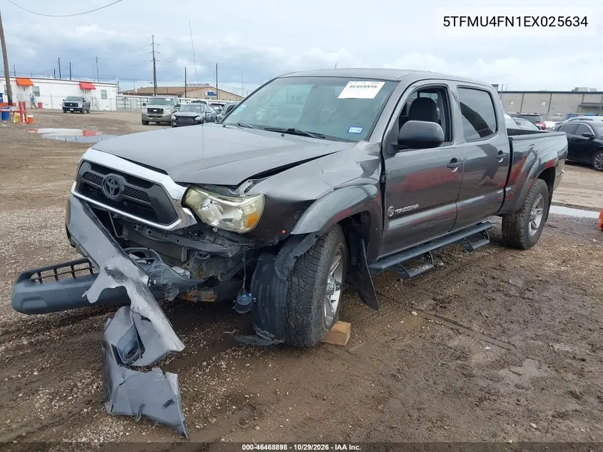 2014 TOYOTA TACOMA VIN 5TFMU4FN1EX025634 — фото 2