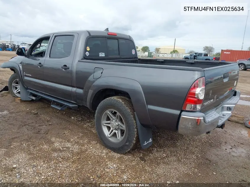 2014 TOYOTA TACOMA VIN 5TFMU4FN1EX025634 — фото 3
