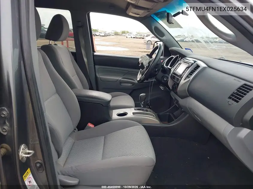 2014 TOYOTA TACOMA VIN 5TFMU4FN1EX025634 — фото 5
