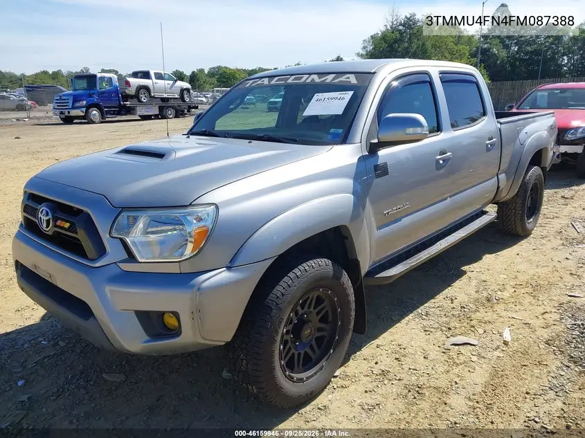 2015 TOYOTA TACOMA VIN 3TMMU4FN4FM087388 — фото 2