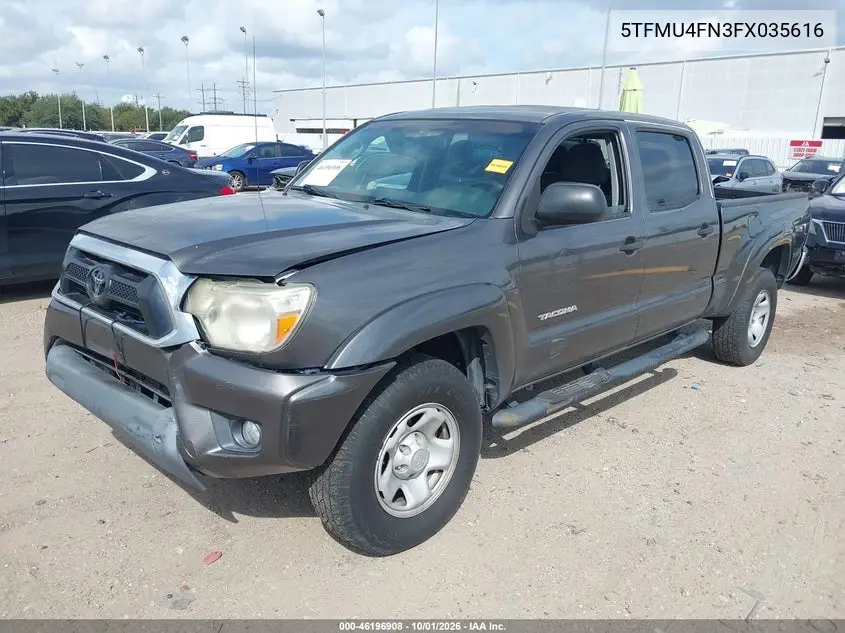 2015 TOYOTA TACOMA VIN 5TFMU4FN3FX035616 — фото 2