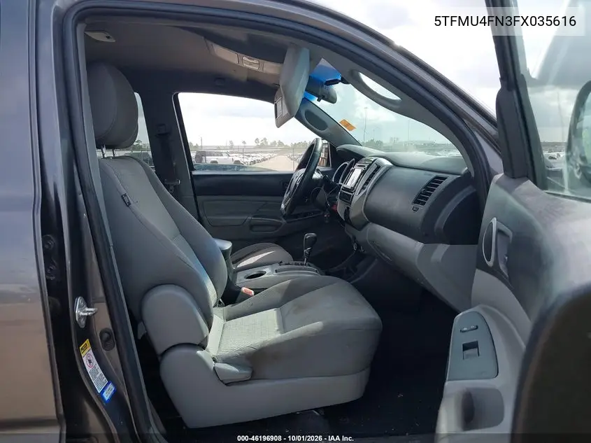 2015 TOYOTA TACOMA VIN 5TFMU4FN3FX035616 — фото 5