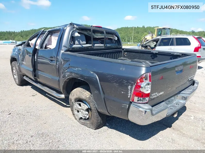 2015 TOYOTA TACOMA VIN 5TFJU4GN7FX080950 — фото 3