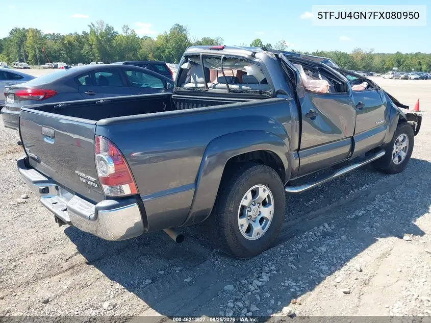 2015 TOYOTA TACOMA VIN 5TFJU4GN7FX080950 — фото 4