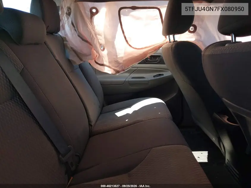 2015 TOYOTA TACOMA VIN 5TFJU4GN7FX080950 — фото 8