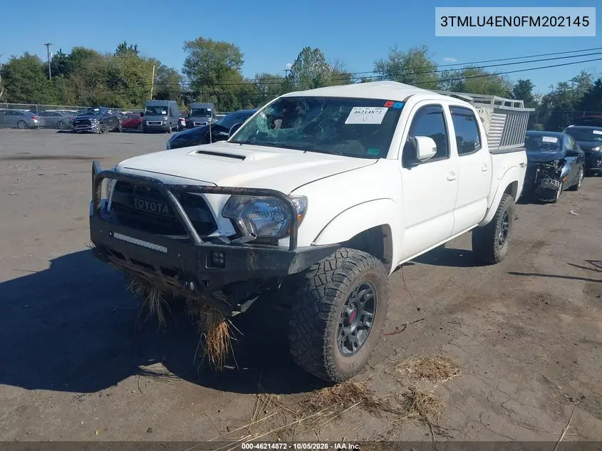 2015 TOYOTA TACOMA VIN 3TMLU4EN0FM202145 — фото 2
