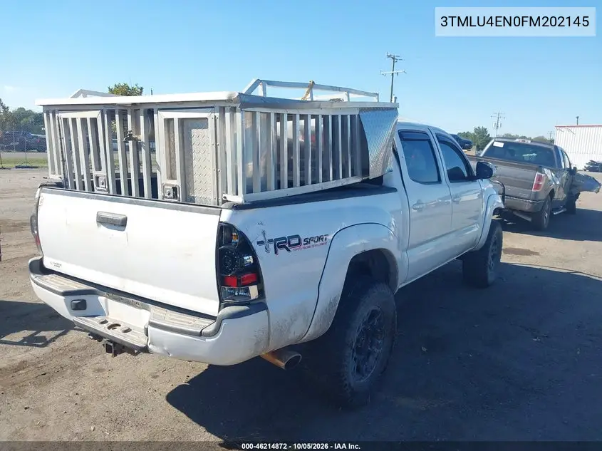 2015 TOYOTA TACOMA VIN 3TMLU4EN0FM202145 — фото 4