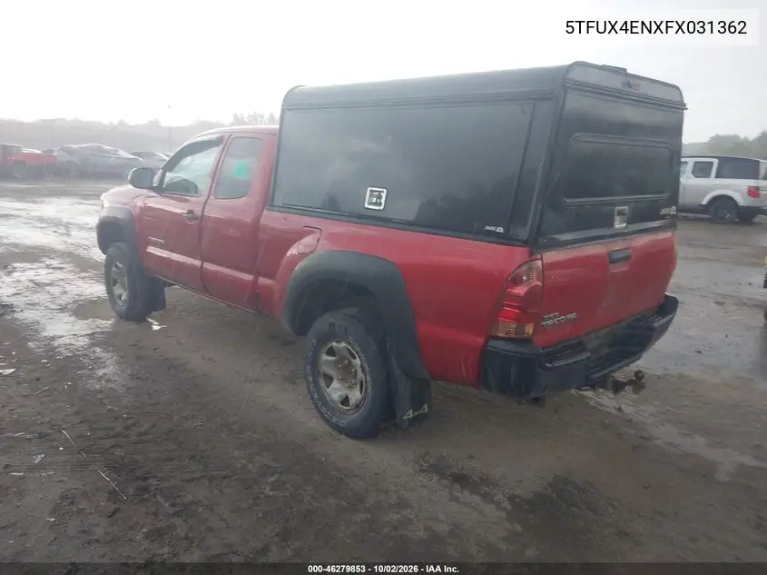 2015 TOYOTA TACOMA VIN 5TFUX4ENXFX031362 — фото 3