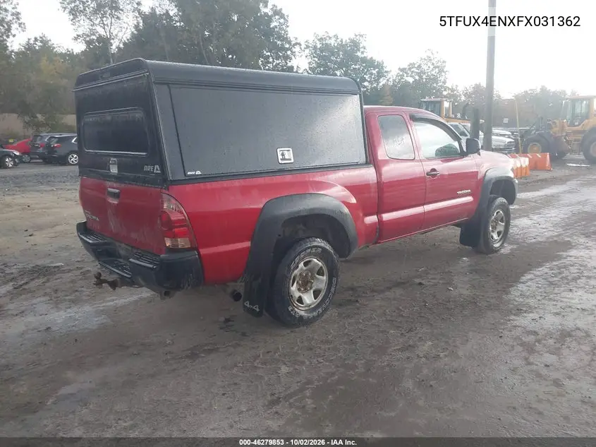 2015 TOYOTA TACOMA VIN 5TFUX4ENXFX031362 — фото 4