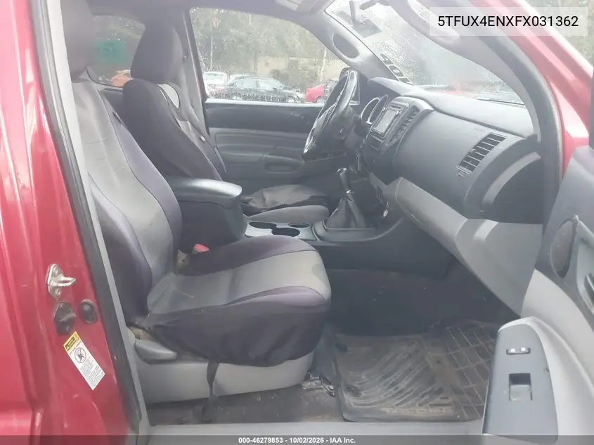 2015 TOYOTA TACOMA VIN 5TFUX4ENXFX031362 — фото 5