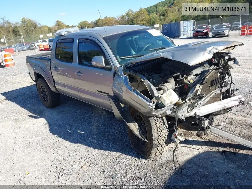 TOYOTA TACOMA 2015, VIN 3TMLU4EN4FM188671