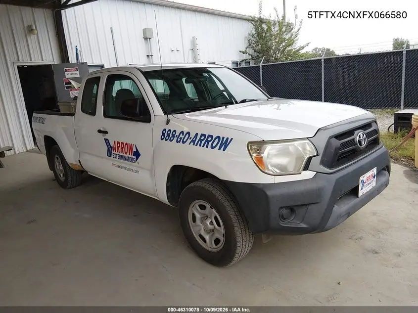 TOYOTA TACOMA 2015, VIN 5TFTX4CNXFX066580
