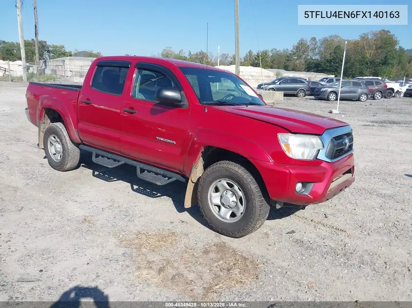 TOYOTA TACOMA 2015, VIN 5TFLU4EN6FX140163