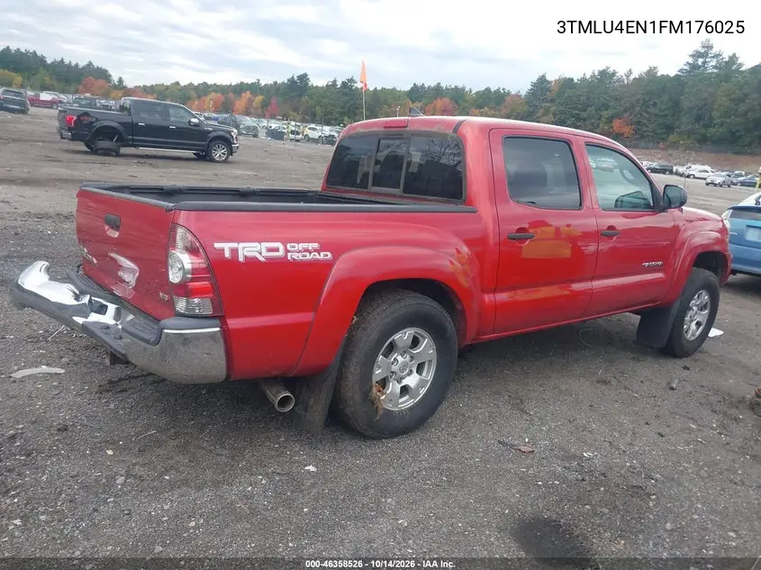 2015 TOYOTA TACOMA VIN 3TMLU4EN1FM176025 — фото 4