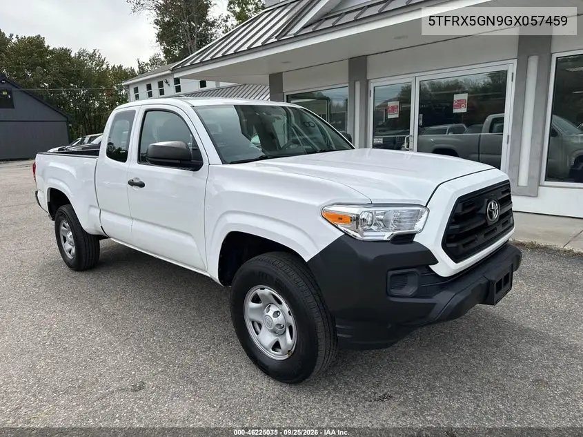 TOYOTA TACOMA 2016, VIN 5TFRX5GN9GX057459