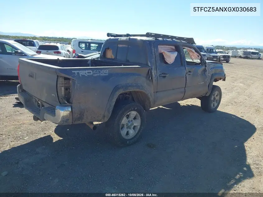 2016 TOYOTA TACOMA VIN 5TFCZ5ANXGX030683 — фото 4