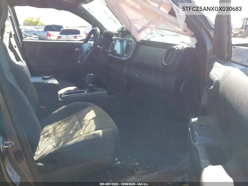 2016 TOYOTA TACOMA VIN 5TFCZ5ANXGX030683 — фото 5