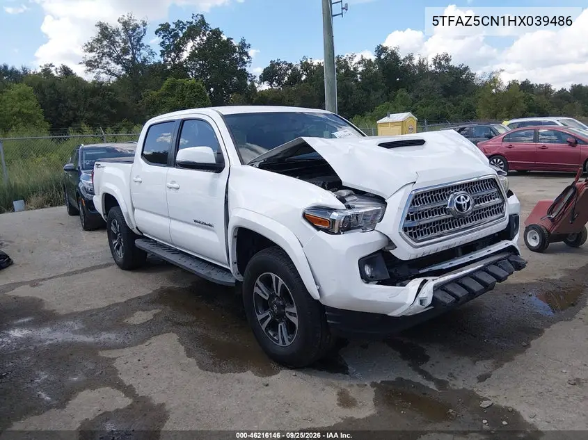 TOYOTA TACOMA 2017, VIN 5TFAZ5CN1HX039486