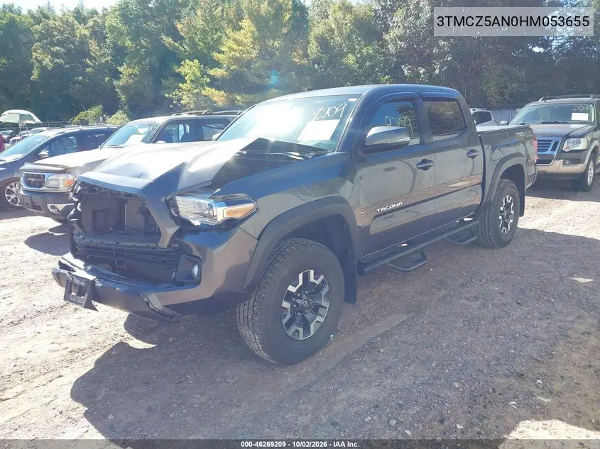 2017 TOYOTA TACOMA VIN 3TMCZ5AN0HM053655 — фото 2