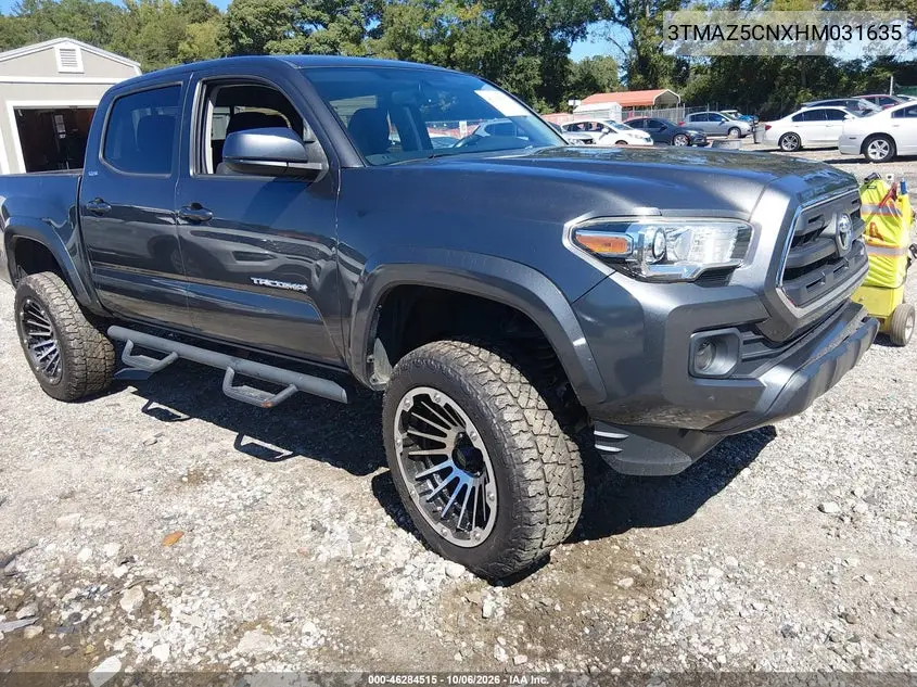 TOYOTA TACOMA 2017, VIN 3TMAZ5CNXHM031635