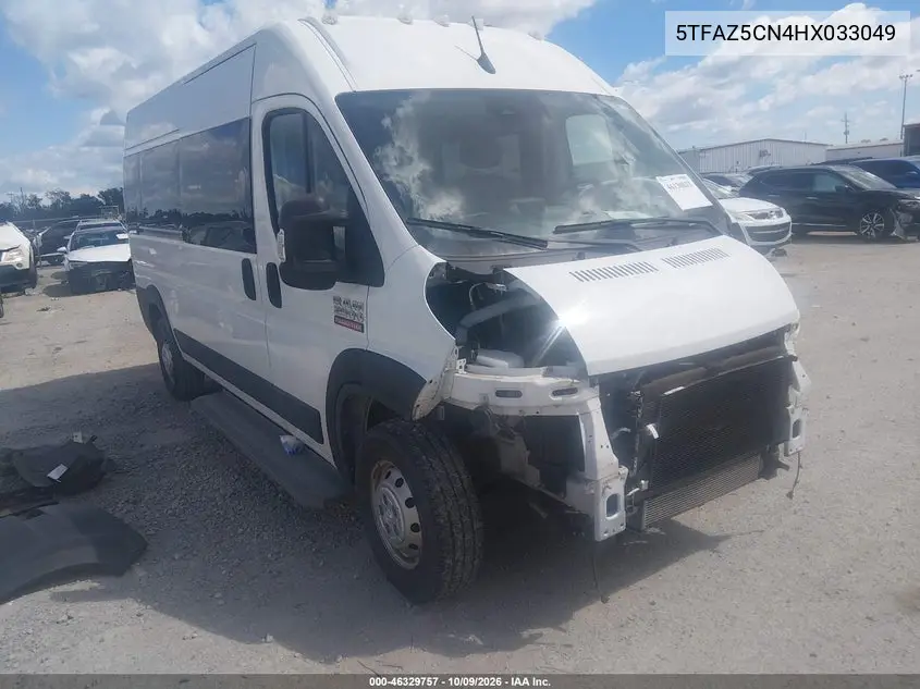 TOYOTA TACOMA 2017, VIN 5TFAZ5CN4HX033049