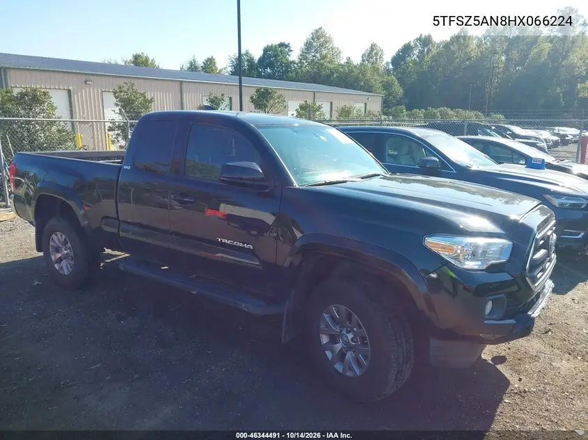 TOYOTA TACOMA 2017, VIN 5TFSZ5AN8HX066224