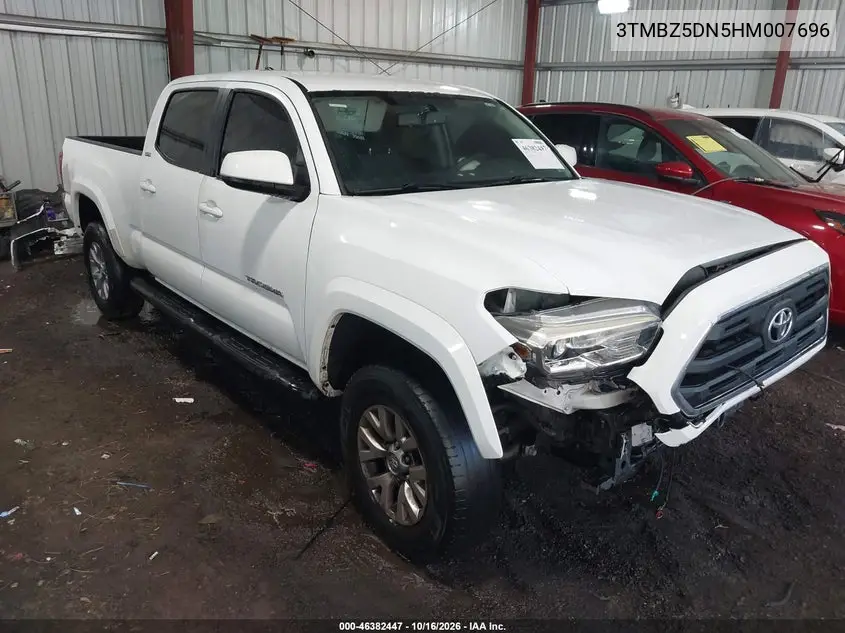 TOYOTA TACOMA 2017, VIN 3TMBZ5DN5HM007696