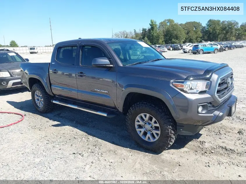 TOYOTA TACOMA 2017, VIN 5TFCZ5AN3HX084408