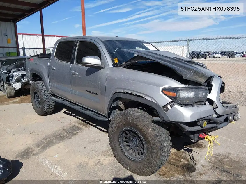 TOYOTA TACOMA 2017, VIN 5TFCZ5AN1HX078395