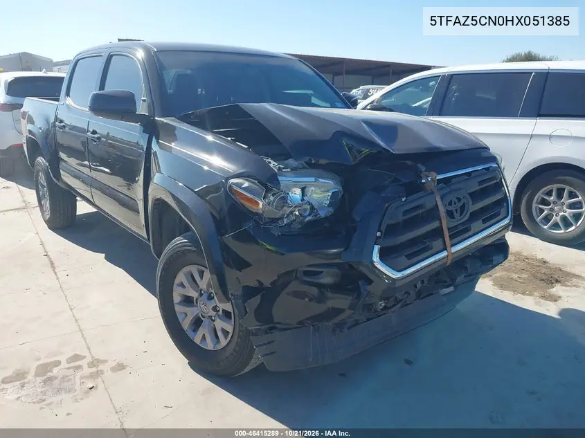 TOYOTA TACOMA 2017, VIN 5TFAZ5CN0HX051385