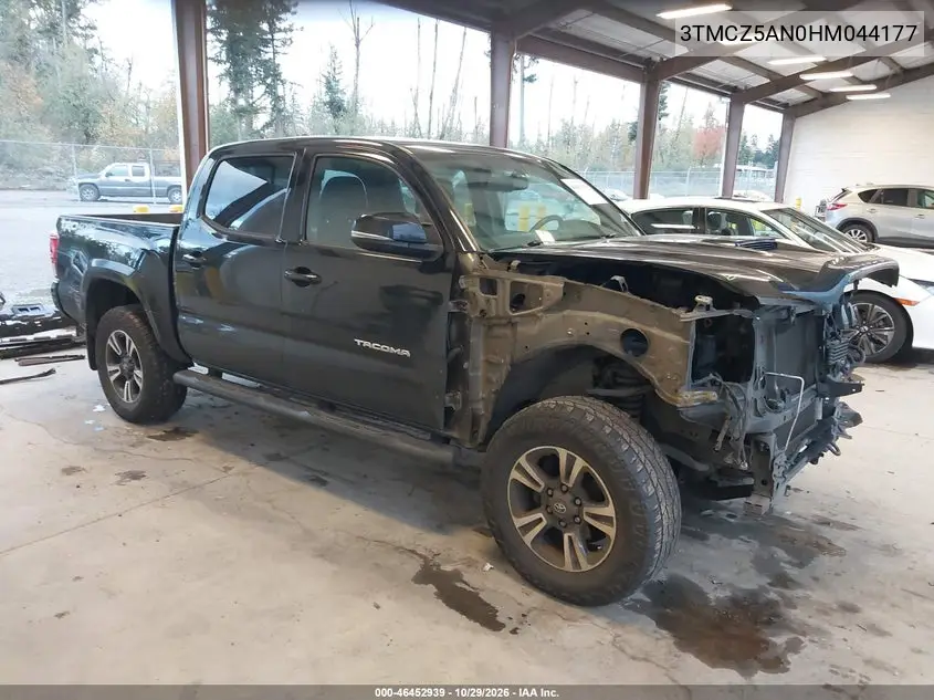 TOYOTA TACOMA 2017, VIN 3TMCZ5AN0HM044177