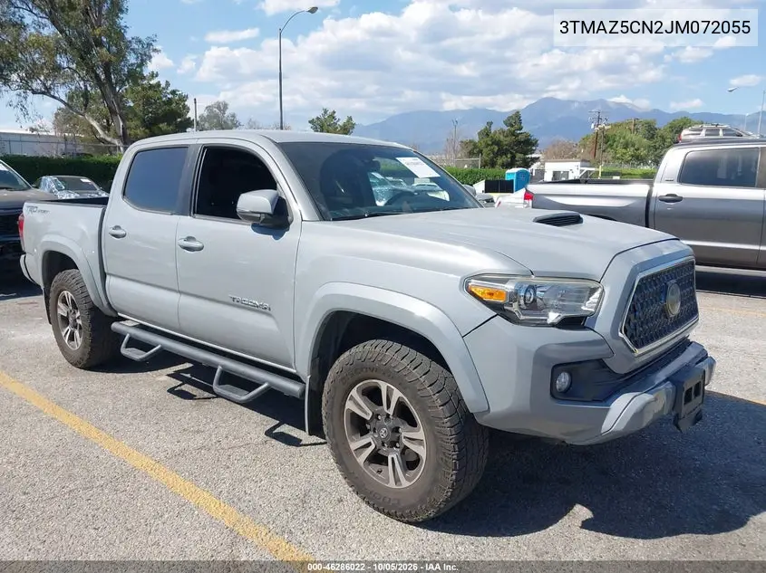 TOYOTA TACOMA 2018, VIN 3TMAZ5CN2JM072055