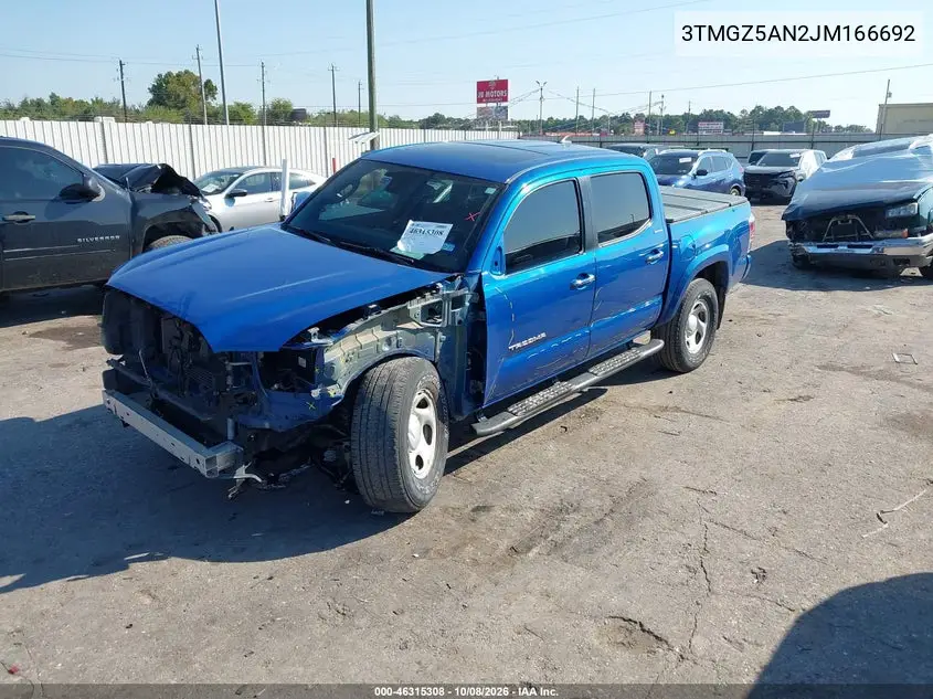 2018 TOYOTA TACOMA VIN 3TMGZ5AN2JM166921 — фото 2