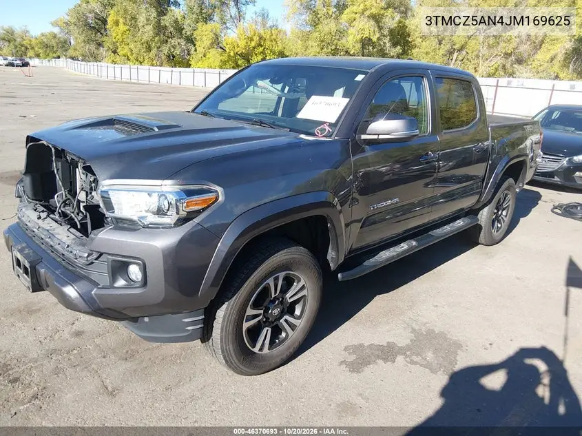 2018 TOYOTA TACOMA VIN 3TMCZ5AN4JM169625 — фото 2
