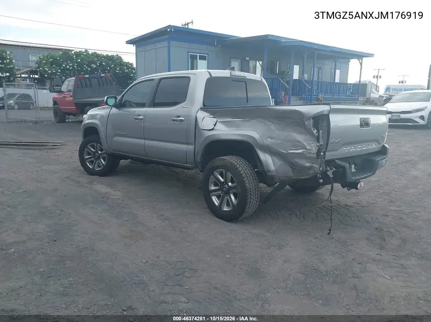 2018 TOYOTA TACOMA VIN 3TMGZ5ANXJM176919 — фото 3
