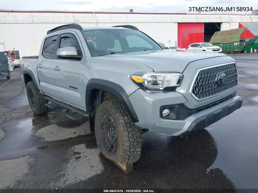 TOYOTA TACOMA 2018, VIN 3TMCZ5AN6JM158934