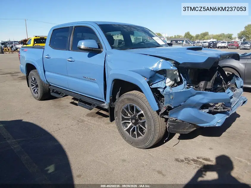 TOYOTA TACOMA 2019, VIN 3TMCZ5AN6KM237053