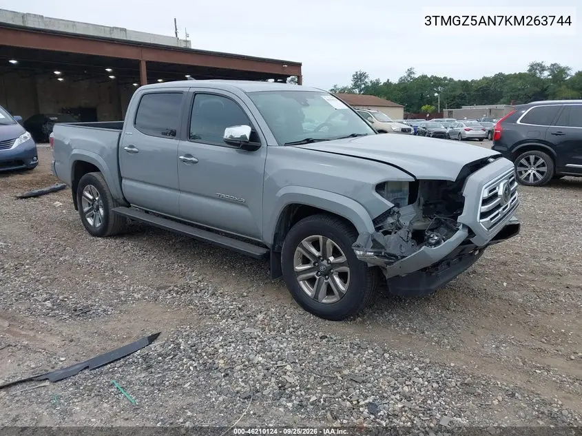TOYOTA TACOMA 2019, VIN 3TMGZ5AN7KM263744