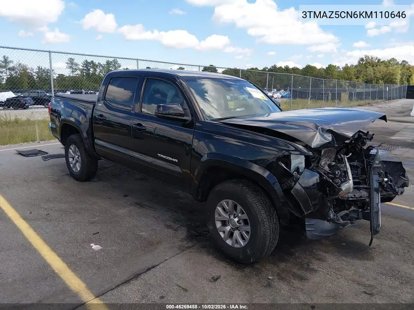 TOYOTA TACOMA 2019, VIN 3TMAZ5CN6KM110646