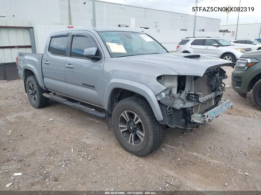 TOYOTA TACOMA 2019, VIN 5TFAZ5CN0KX082319
