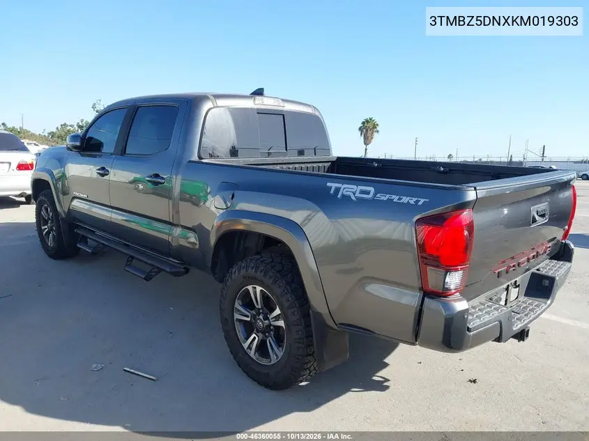2019 TOYOTA TACOMA VIN 3TMBZ5DNXKM019303 — фото 3