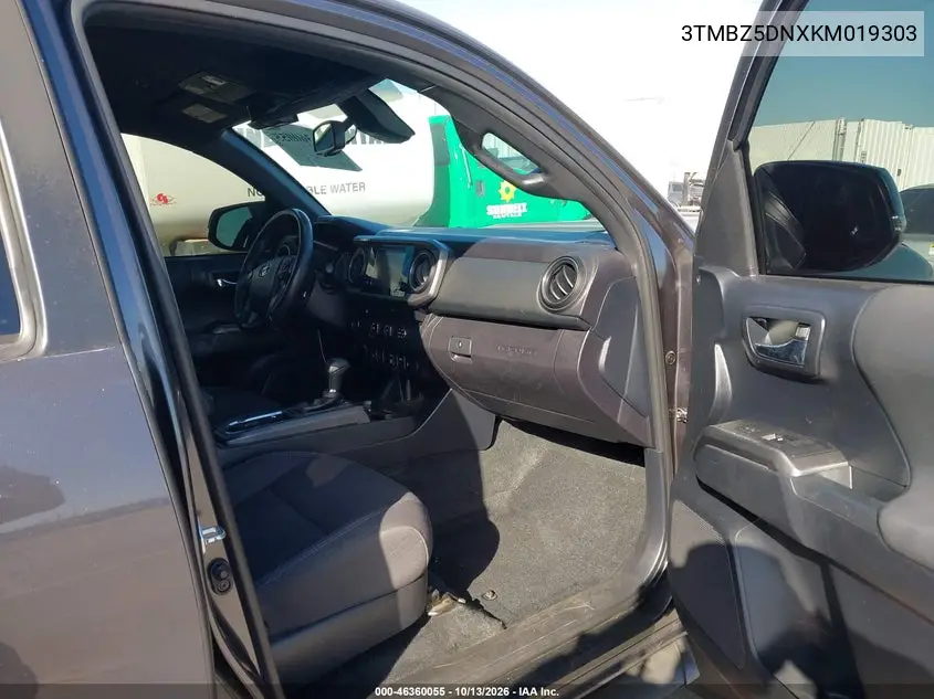2019 TOYOTA TACOMA VIN 3TMBZ5DNXKM019303 — фото 5