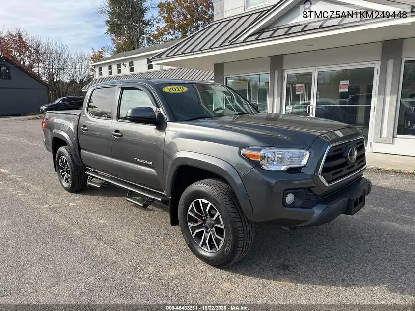 TOYOTA TACOMA 2019, VIN 3TMCZ5AN1KM249448