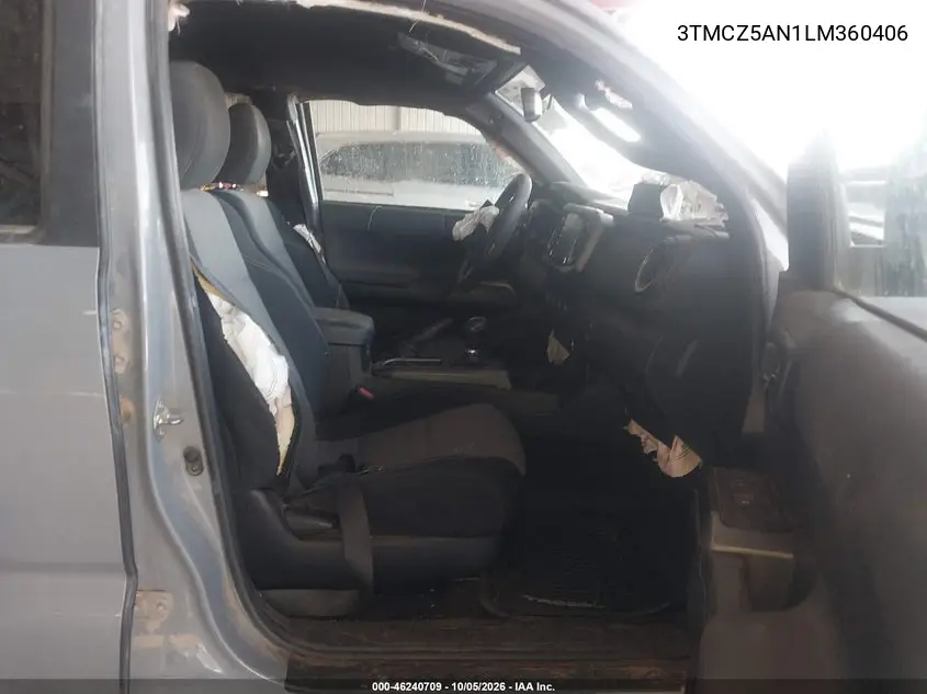 2020 TOYOTA TACOMA VIN 3TMCZ5AN1LM360406 — фото 5