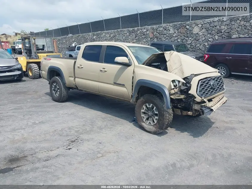 TOYOTA TACOMA 2020, VIN 3TMDZ5BN2LM090010