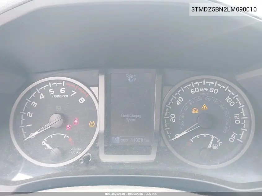 2020 TOYOTA TACOMA VIN 3TMDZ5BN2LM090010 — фото 15
