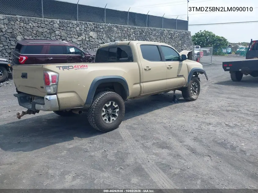 2020 TOYOTA TACOMA VIN 3TMDZ5BN2LM090010 — фото 4