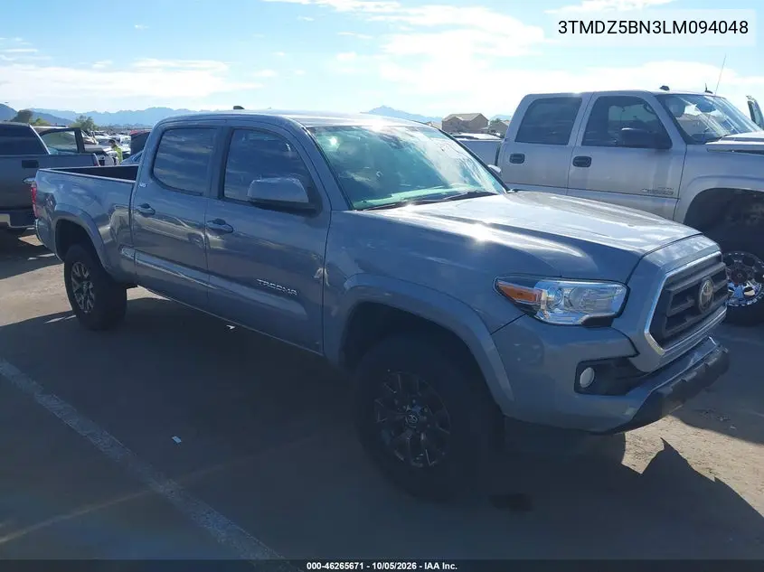 TOYOTA TACOMA 2020, VIN 3TMDZ5BN3LM094048