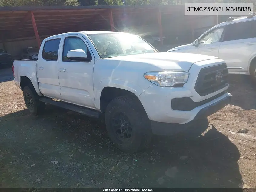 TOYOTA TACOMA 2020, VIN 3TMCZ5AN3LM348838