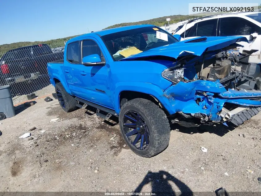 TOYOTA TACOMA 2020, VIN 5TFAZ5CN8LX092193